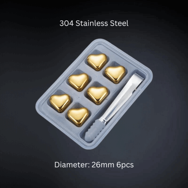 modecart I Love You 3000 Whiskey Stones – Romantic Reusable Drink Chillers - Image 5