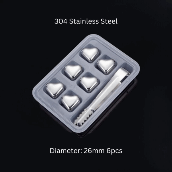 modecart I Love You 3000 Whiskey Stones – Romantic Reusable Drink Chillers - Image 6