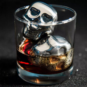 modecart Skull-Shaped Whiskey Stones – Reusable Chilling Cubes for Spirits