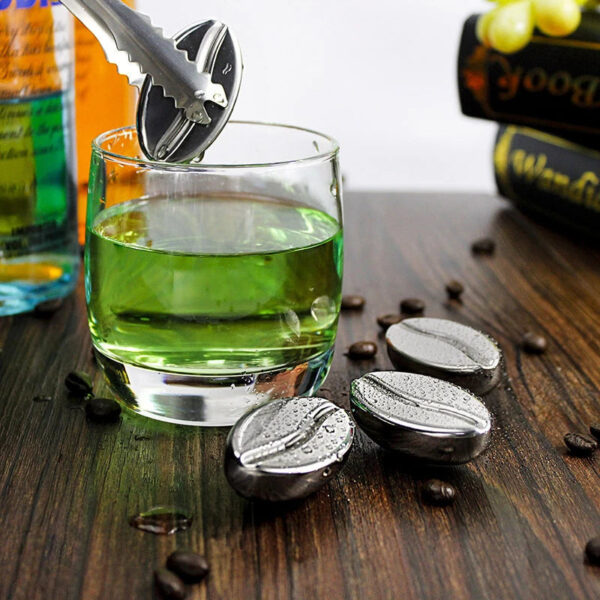 modecart Coffee Bean Whiskey Stones – Reusable Chill Cubes for Whiskey - Image 5