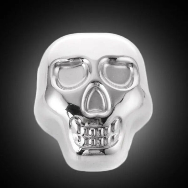modecart Skull-Shaped Whiskey Stones – Reusable Chilling Cubes for Spirits - Image 2