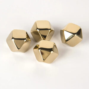 modecart Rhombus Whiskey Stones – Elegant Reusable Stainless Steel Chillers