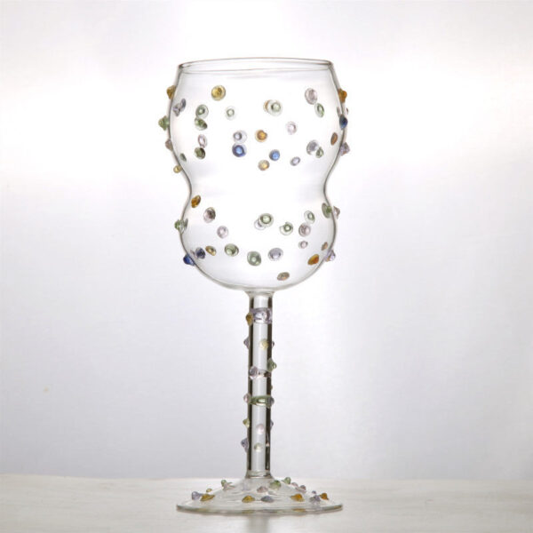modecart Sparkling Gem Stemmed Glass – Elegant Crystal-Inspired Drinkware - Image 7