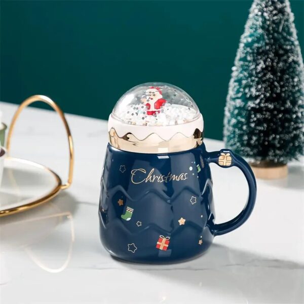 modecart Christmas Santa Snowball Mug – Festive Holiday Coffee & Cocoa Cup - Image 6