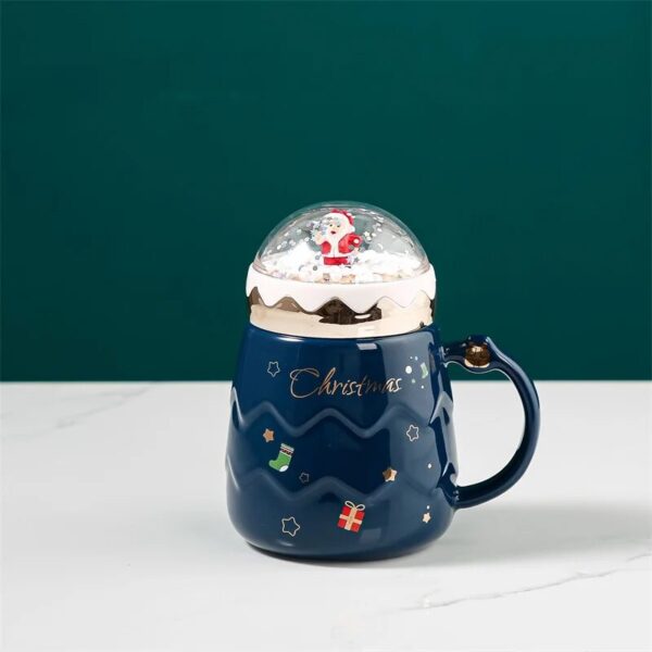 modecart Christmas Santa Snowball Mug – Festive Holiday Coffee & Cocoa Cup - Image 9