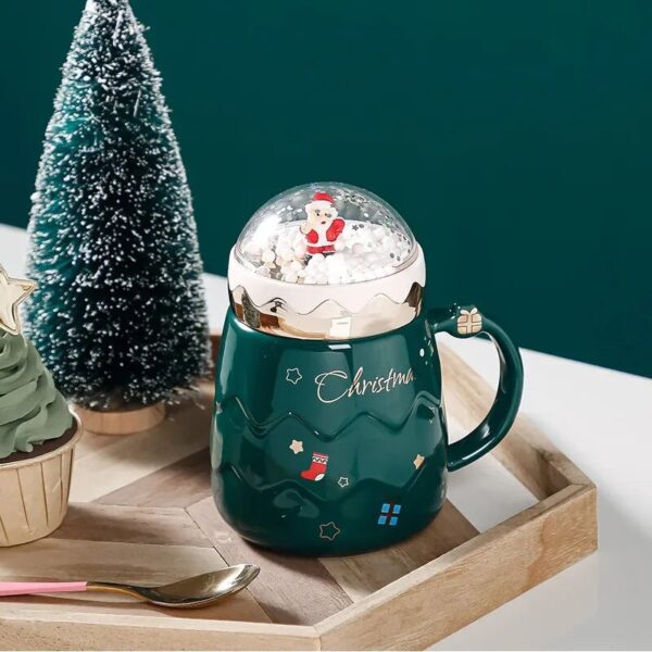 modecart Christmas Santa Snowball Mug – Festive Holiday Coffee & Cocoa Cup - Image 12
