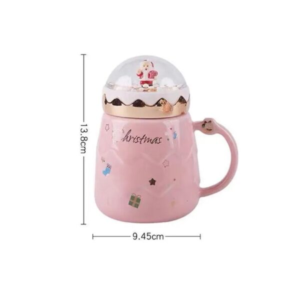 modecart Christmas Santa Snowball Mug – Festive Holiday Coffee & Cocoa Cup - Image 11