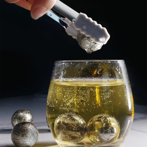 modecart Soccer Whiskey Stones – Reusable Chill Cubes for Whiskey & Cocktails - Image 4