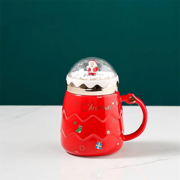 modecart Christmas Santa Snowball Mug – Festive Holiday Coffee & Cocoa Cup - Image 7
