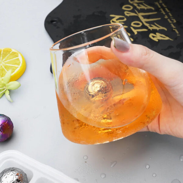 modecart Soccer Whiskey Stones – Reusable Chill Cubes for Whiskey & Cocktails - Image 7