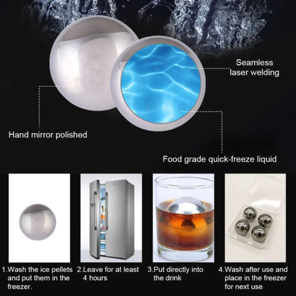 modecart Wrecking Ball Whiskey Stones – Heavy-Duty Reusable Drink Chillers - Image 9