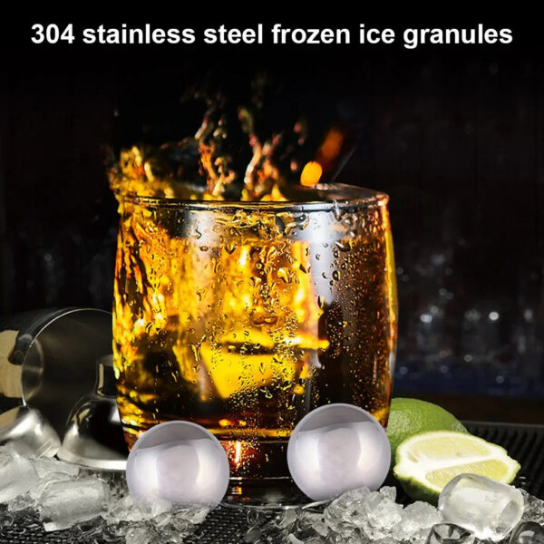 modecart Wrecking Ball Whiskey Stones – Heavy-Duty Reusable Drink Chillers - Image 4