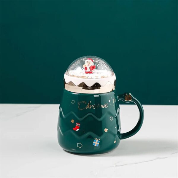 modecart Christmas Santa Snowball Mug – Festive Holiday Coffee & Cocoa Cup - Image 8