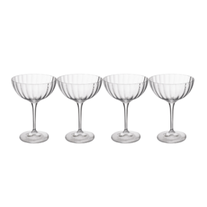 modecart Treviso Coupe Glasses Gift Set – Elegant Cocktail Glassware