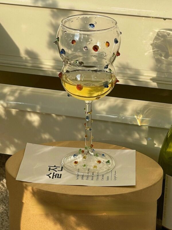 modecart Sparkling Gem Stemmed Glass – Elegant Crystal-Inspired Drinkware - Image 6